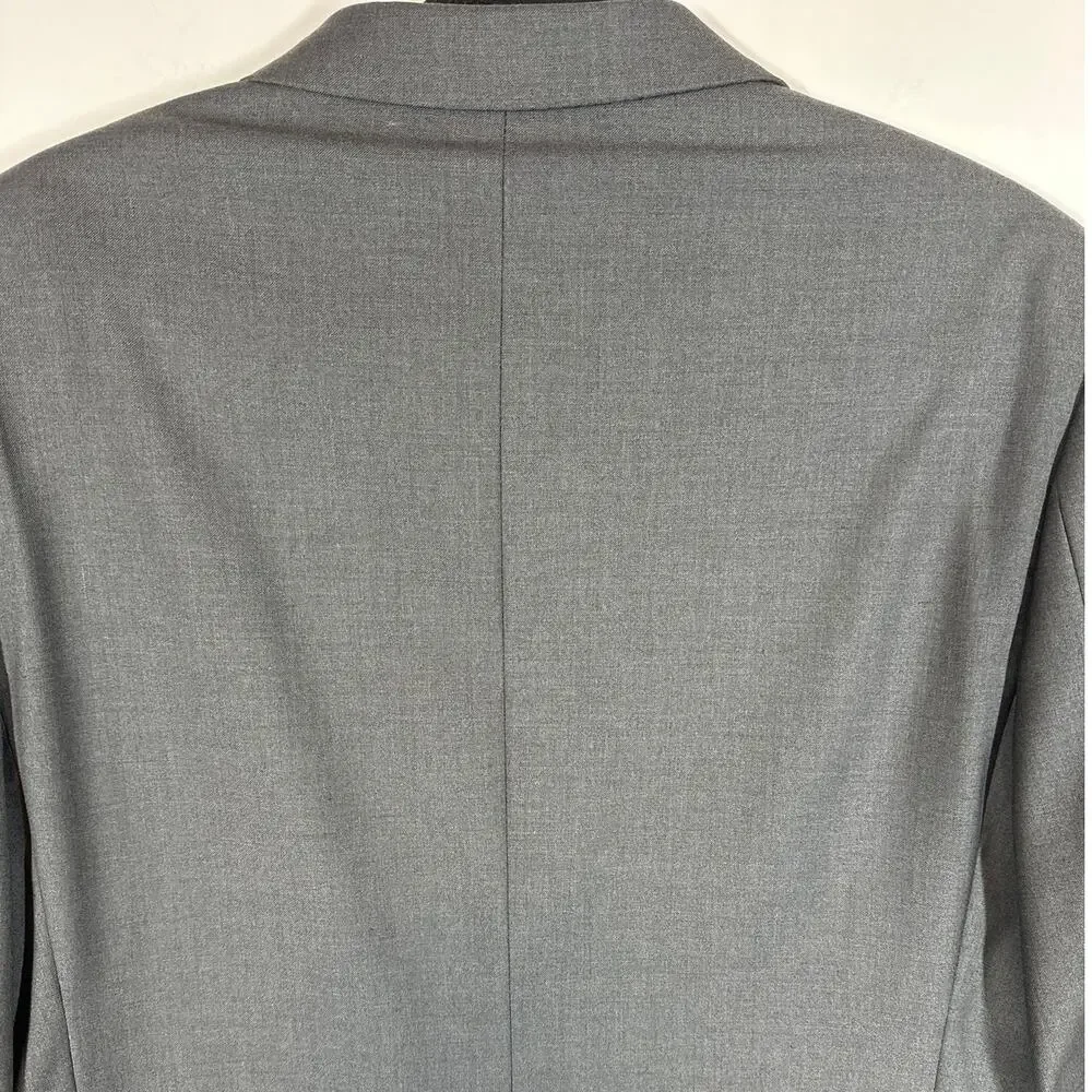 Caravelli Men's Suit Jacket Sport Coat Italy S60512N Oxford 2B 38S 32W Gray